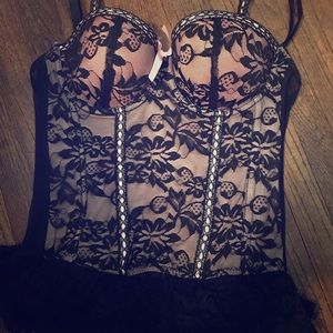 Corset Lace Bustier Top
